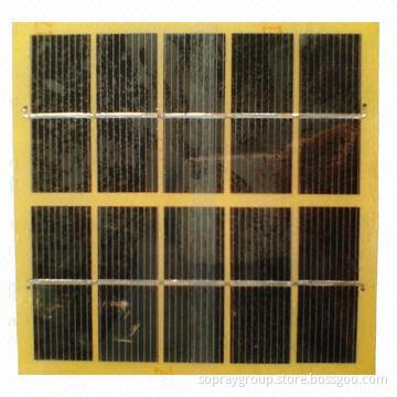 2.1W/5V/545MA Solar Panel, Laminated with PCB, 10pcs of Solar Cells Poly-crystaline, 120x120x30mm
